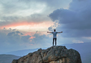 2017-06-11 07_11_10-Person Standing on Concrete Stone Under White Clouds during Sunset · Free Stock