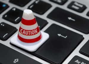 2020-01-12 20_23_32-White Caution Cone on Keyboard · Free Stock Photo