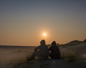 2020-03-14 17_27_13-silhouette of two person sitting during golden hour photo – Free People Image on