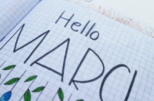 2020-04-02 23_08_04-Hello March Printed Paper on White Surface · Free Stock Photo